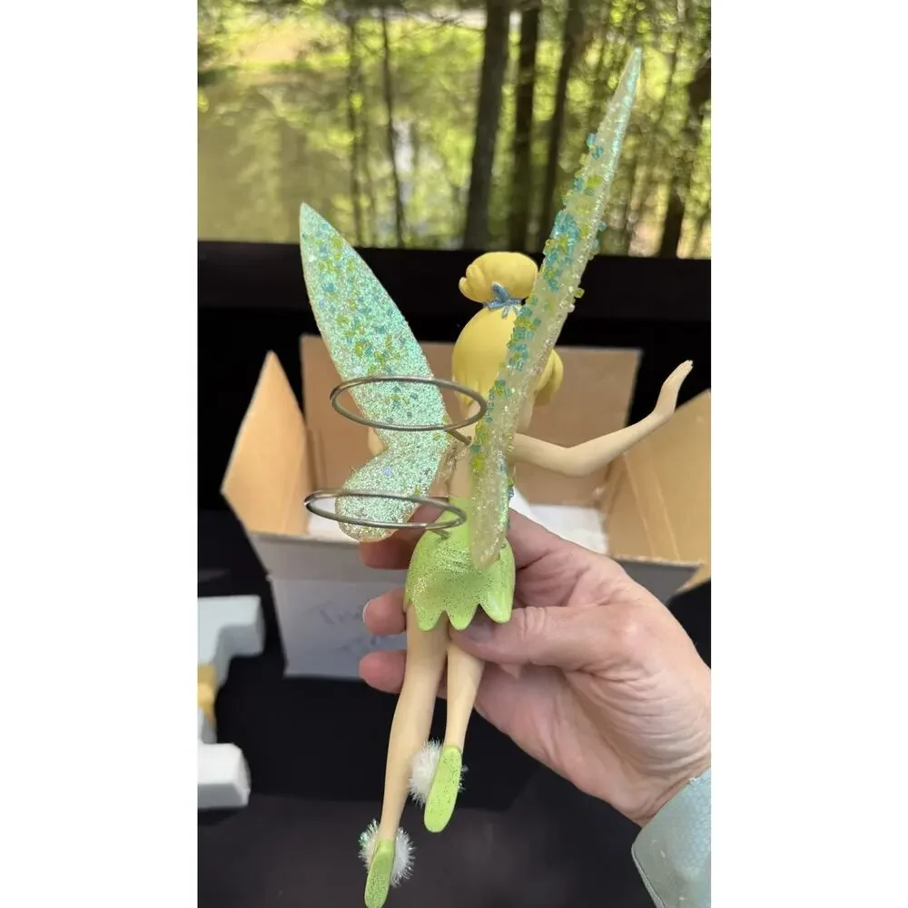 1990 Disney Tinker Bell Tree Topper Mickey Very Merry Christmas Rare OriginalBox - Picture 4 of 16